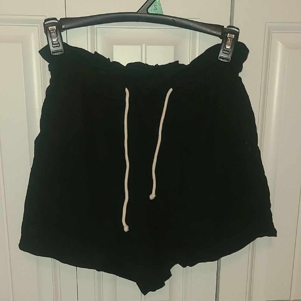 Laundry By Shelli Segal Black High Waist Shorts